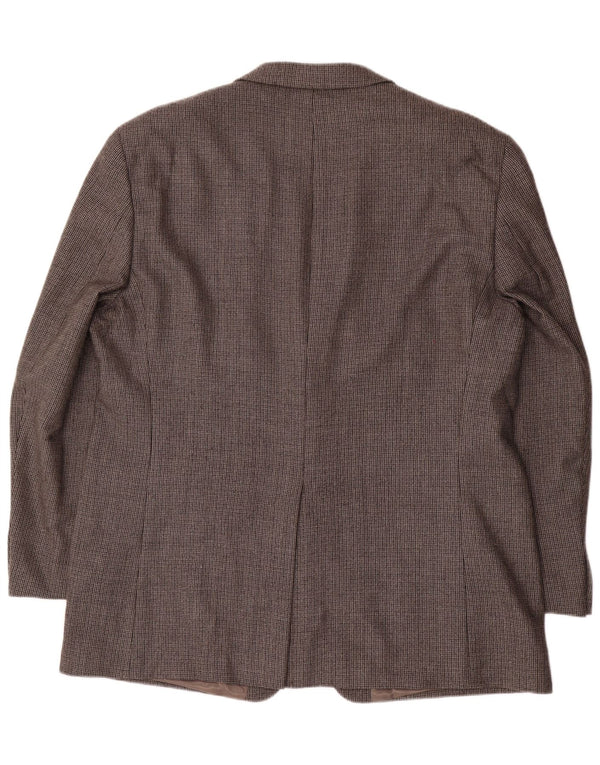 Chaps Herren-Blazer mit 2 Knöpfen, UK 48, 3XL, graue Wolle