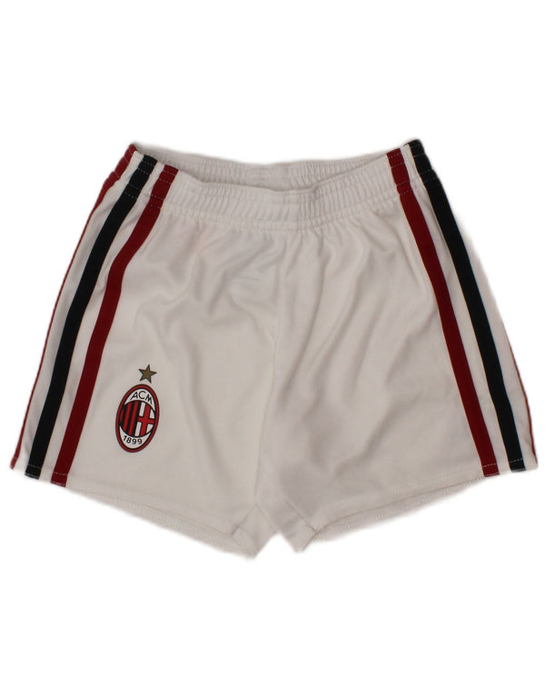 ADIDAS Jungen AC Milan Sportshorts, 3–4 Jahre, weißes Polyester
