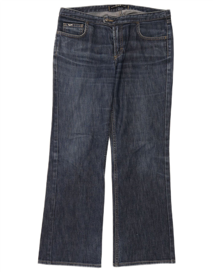 Gas Damen Bootcut Jeans W28 L28 Blau