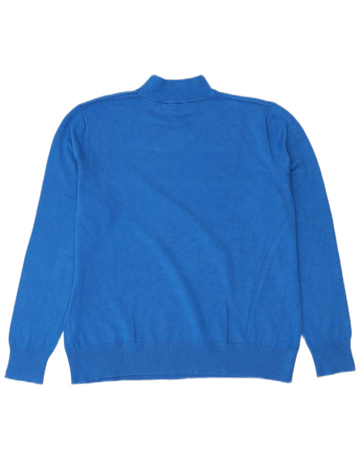 CASAMIA Rollkragenpullover für Damen, Gr. 40, Größe L, Blau, Viskose