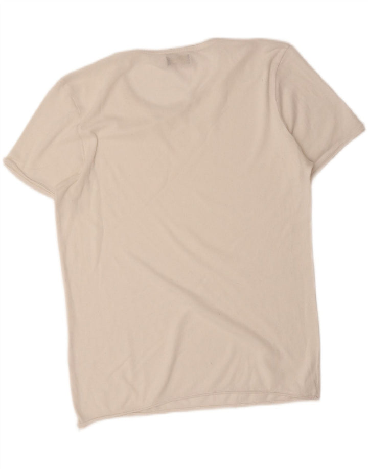 ZARA Womens T-Shirt Top UK 16 Large White Vintage Zara and Second-Hand Zara from Messina Hembry 