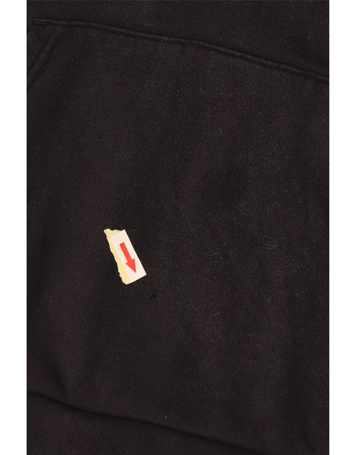 Adidas Herren Graphic Hoodie Pullover Mittelschwarze Baumwolle