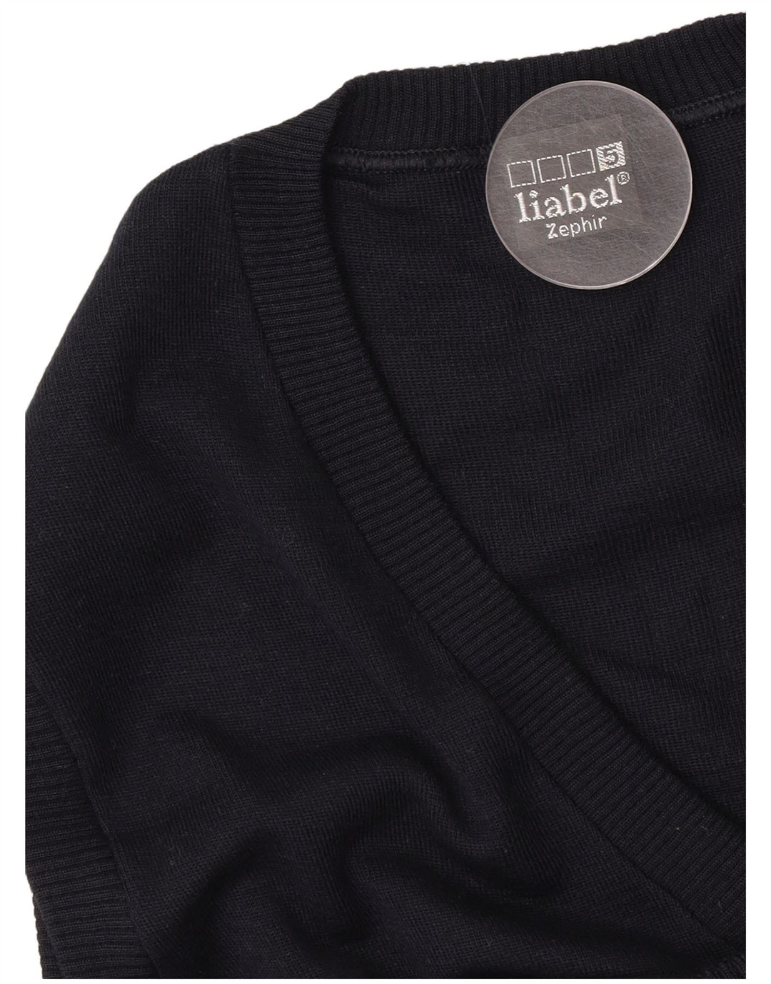 Liabel Herren-Weste, Tanktop, Größe S, marineblaue Schurwolle