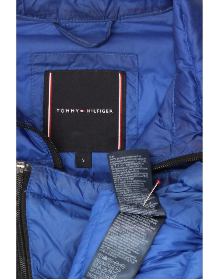 Tommy Hilfiger Herren Wattierte Jacke UK 36 Small Blau Polyamid