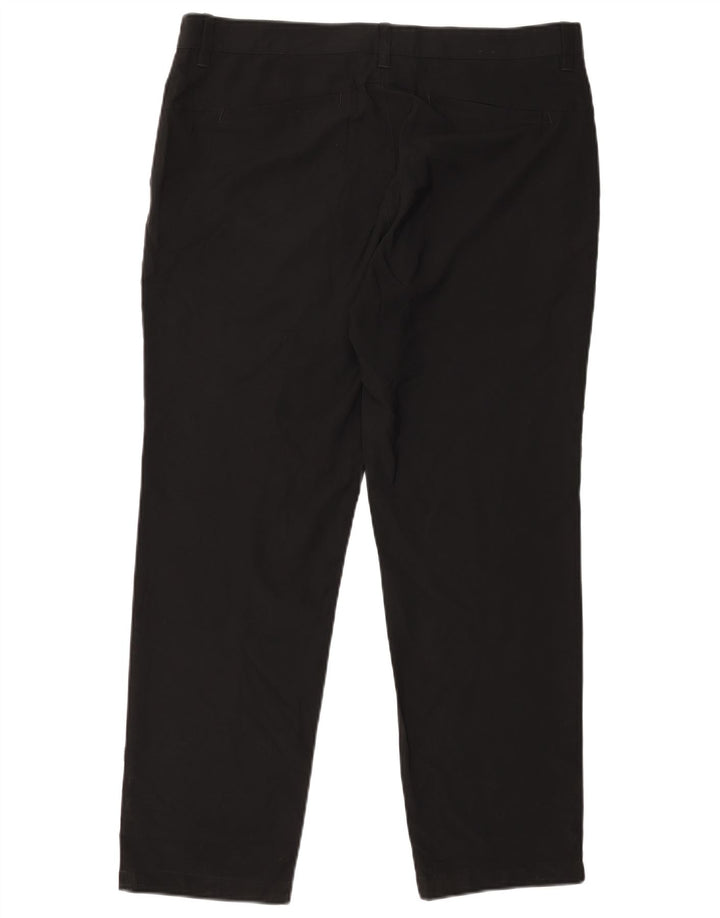 Adidas Herren Slim Chino Hose W36 L30 Schwarz Polyester