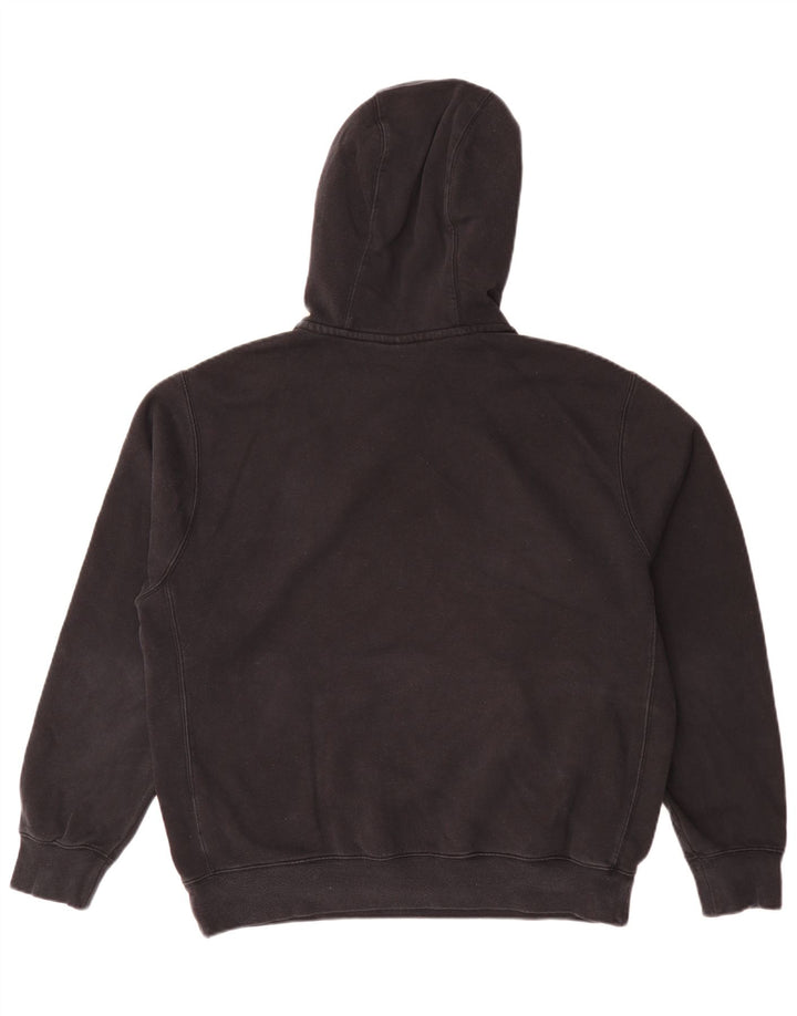Nike Herren-Kapuzenpullover mit lockerer Passform, mittelschwarze Baumwolle