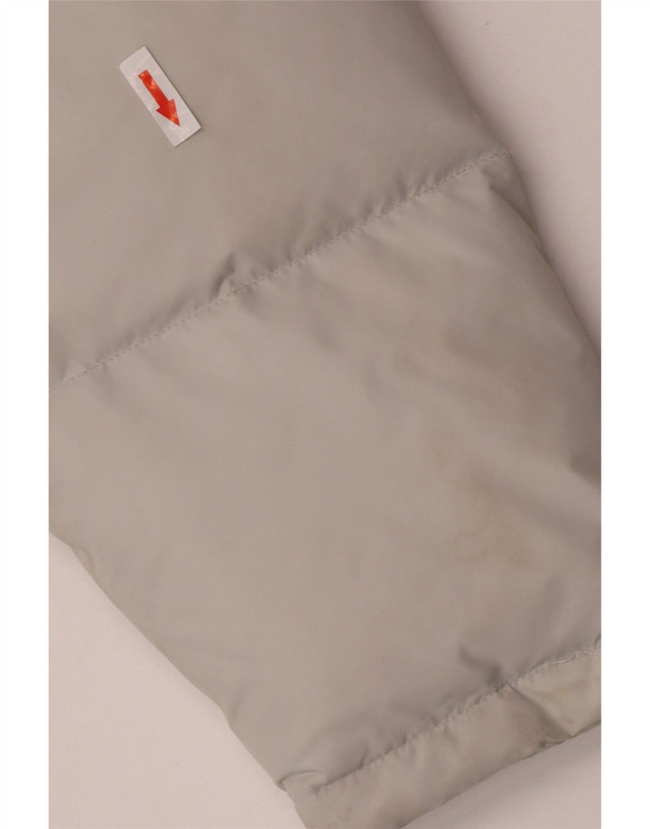 Champion gepolsterte Herrenjacke mit Kapuze, UK 40, großes graues Nylon