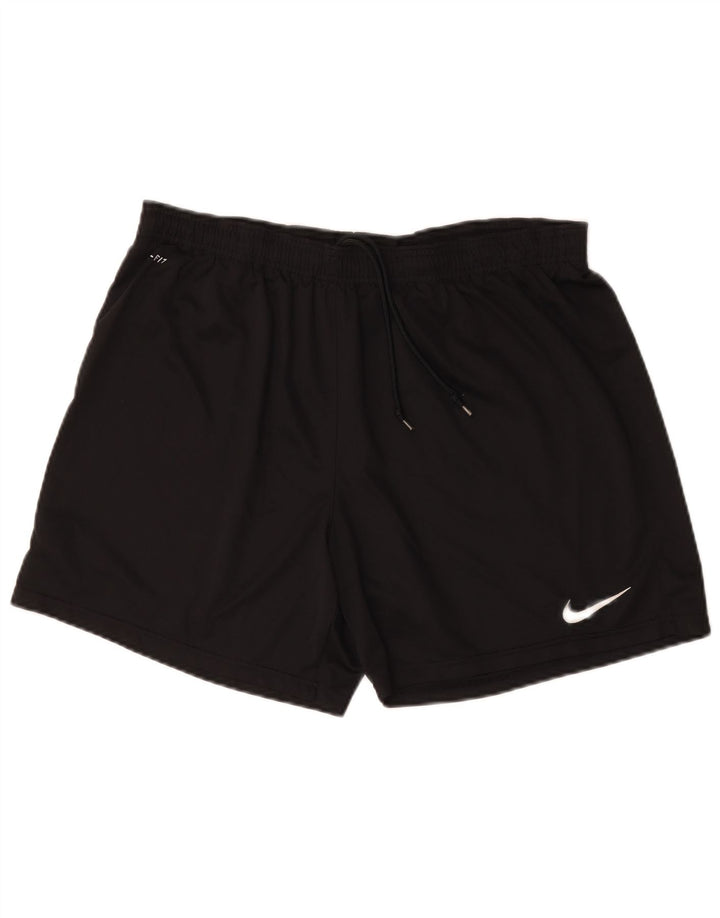 Nike Damen Dri Fit Sport Shorts XL Schwarz Polyester