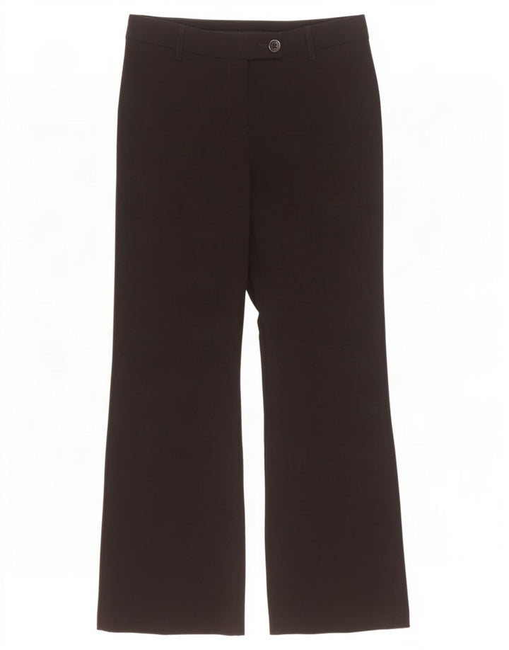 Marks & Spencer Damen Bootcut-Anzughose UK 12 Medium W32 L30 Schwarz
