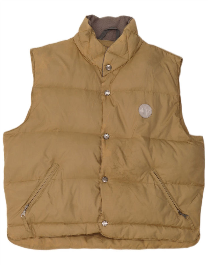Murphy & Nye Herren Wattierte Weste UK 40 Large Beige Polyamid