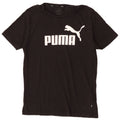 Puma Herren Grafik T-Shirt Top Mittelschwarz Baumwolle