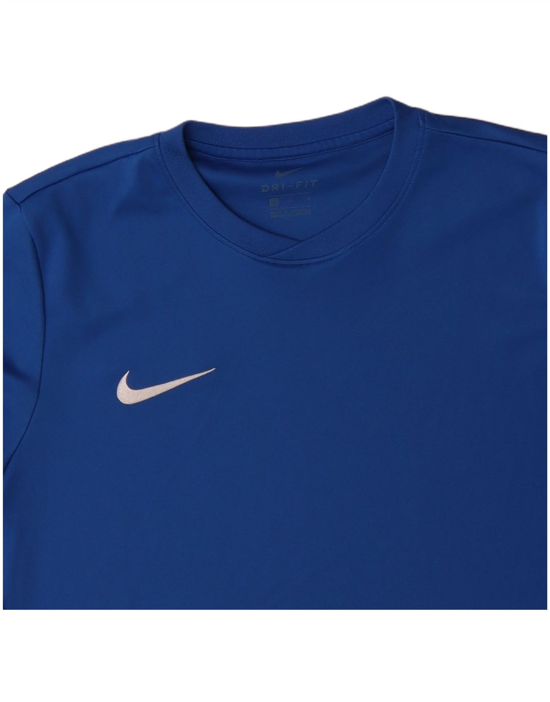 NIKE Herren Dri Fit T-Shirt Top Mittelblaues Polyester
