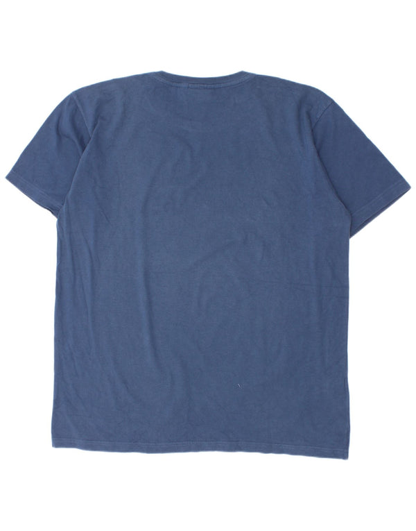 Lacoste Jungen-T-Shirt mit Grafik, 15–16 Jahre, marineblaue Baumwolle