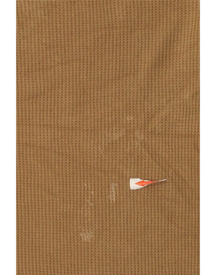 Ted Baker Herren-Top, langärmelig, Größe 3, mittelbeige Baumwolle