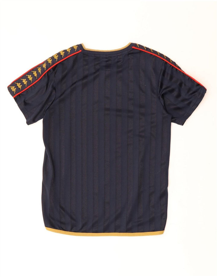 Kappa Herren-T-Shirt mit Grafik, Größe S, Marineblau, Polyester