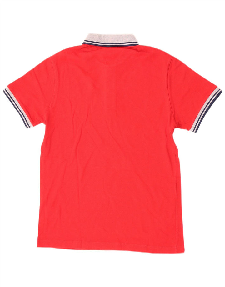 Fred Perry Herren Rugby-Poloshirt aus mittelroter Baumwolle