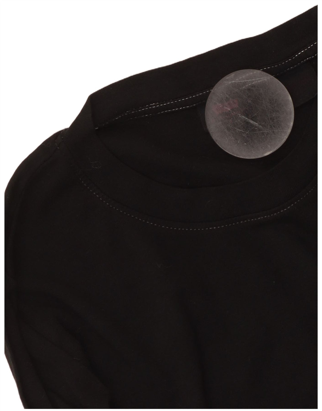 LEVI'S Damen Top Langarm UK 10 Small Schwarz