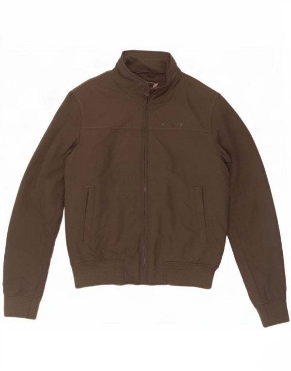 Woolrich Herren Bomberjacke UK 36 Small Khaki Nylon