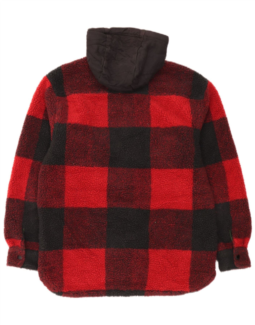 Levi's Herren-Lumberjack-Flanellhemd mit Kapuze, klein, rot kariert