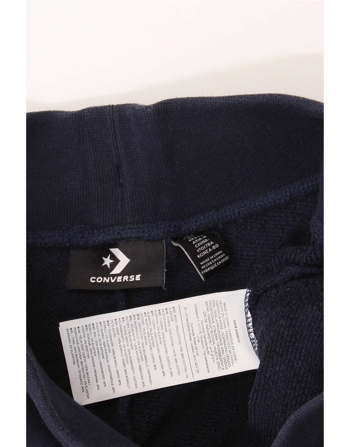 Converse Damen-Trainingshose, Jogginghose, klein, marineblau, Baumwolle