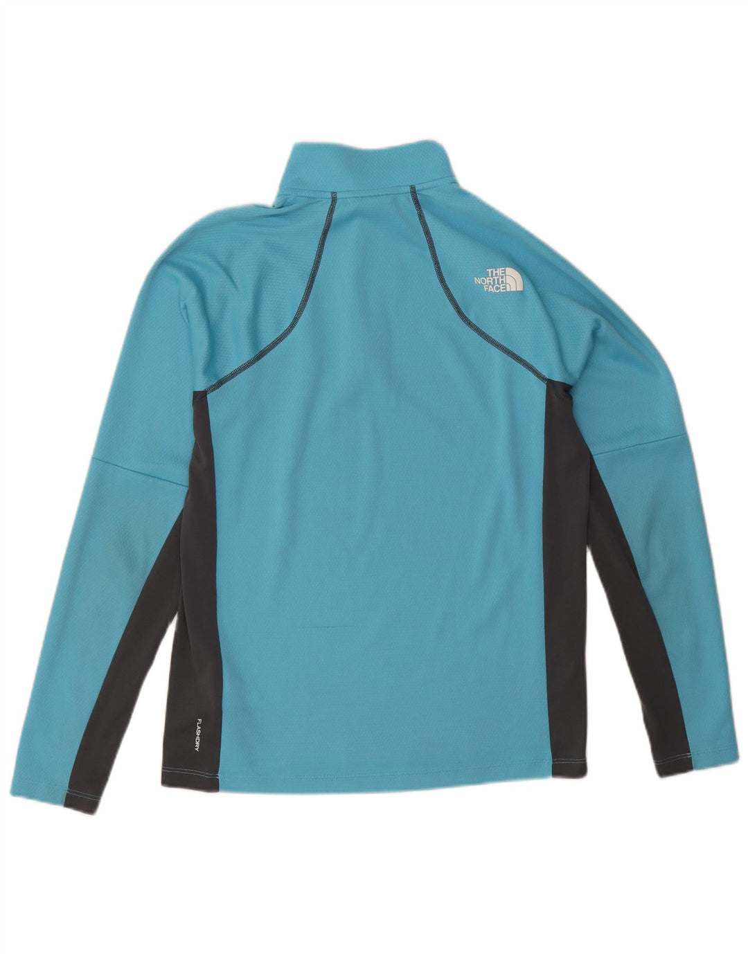 The North Face Herren-Pullover-Trainingsanzugoberteil mit Reißverschluss, Größe S, Blau, Farbblock
