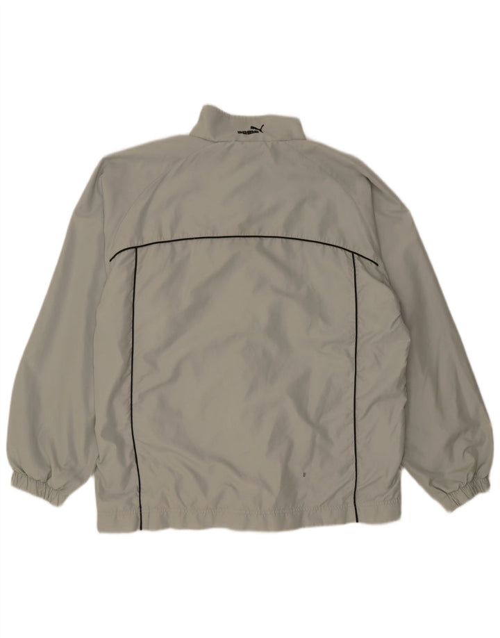 Puma Herren-Trainingsanzug, groß, grau, Polyester