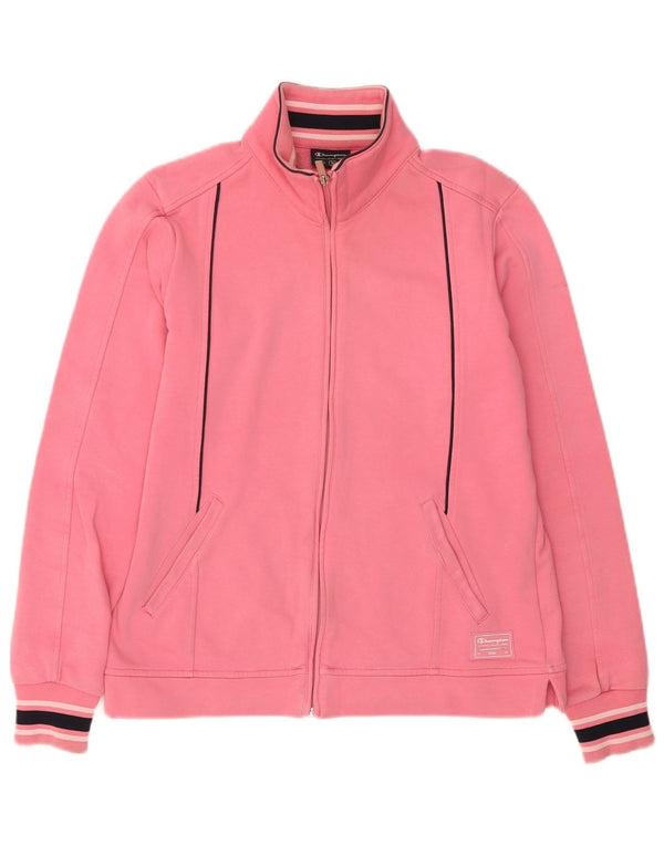 Champion Damen Easy Fit Trainingsanzug-Oberjacke UK 14 Mittelrosa