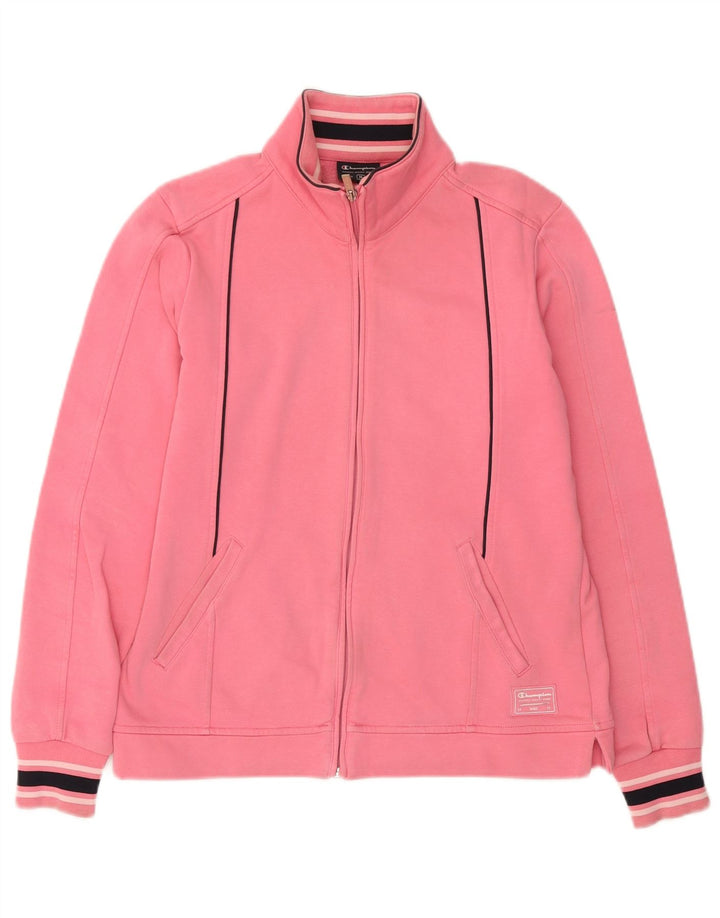 Champion Damen Easy Fit Trainingsanzug-Oberjacke UK 14 Mittelrosa