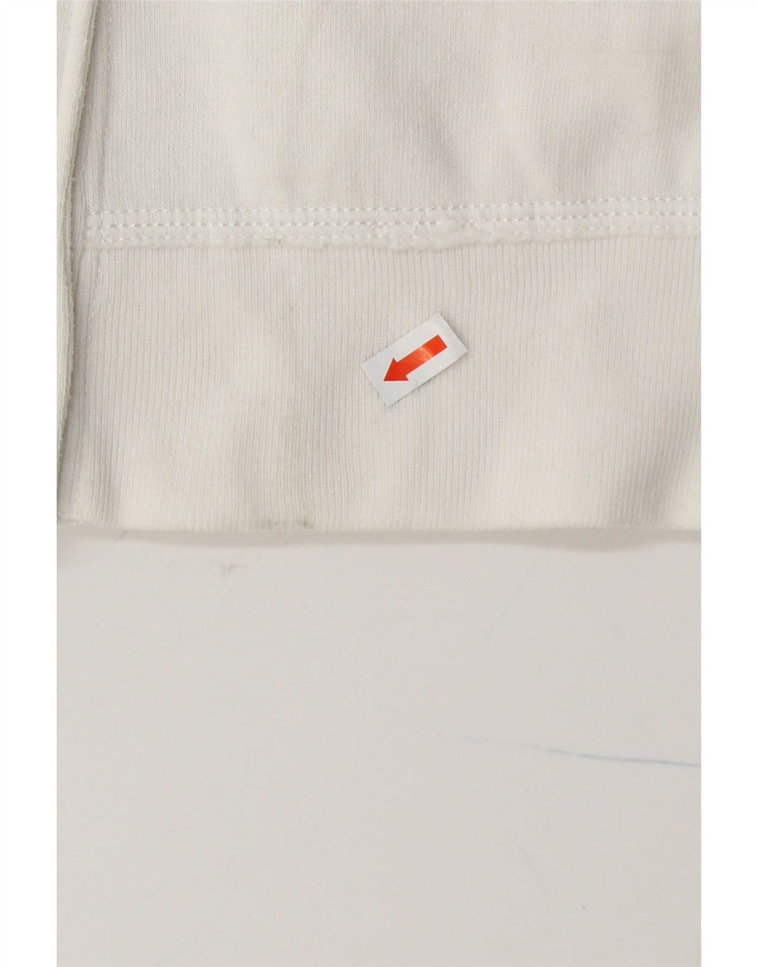 HOLLISTER Damen-Trainingsanzugoberteil mit Grafik, Größe UK 14, Größe L, weiße Baumwolle