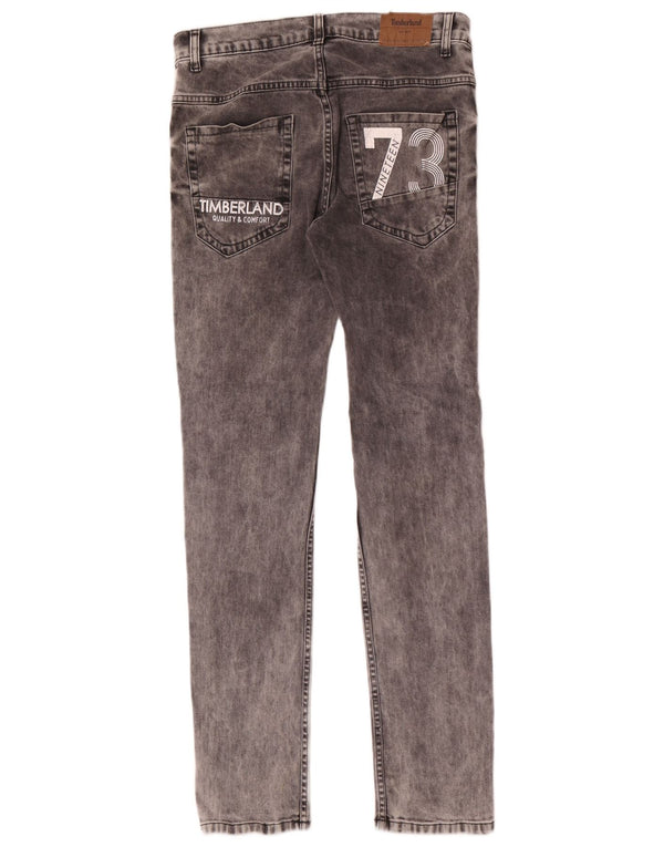 Timberland Mädchen Graphic Slim Jeans 15–16 Jahre W30 L32 Grau