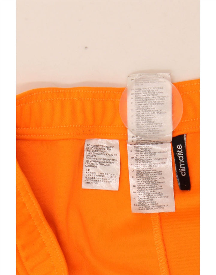 ADIDAS Herren Climalite Trainingshose XL Orange Colourblock Polyester