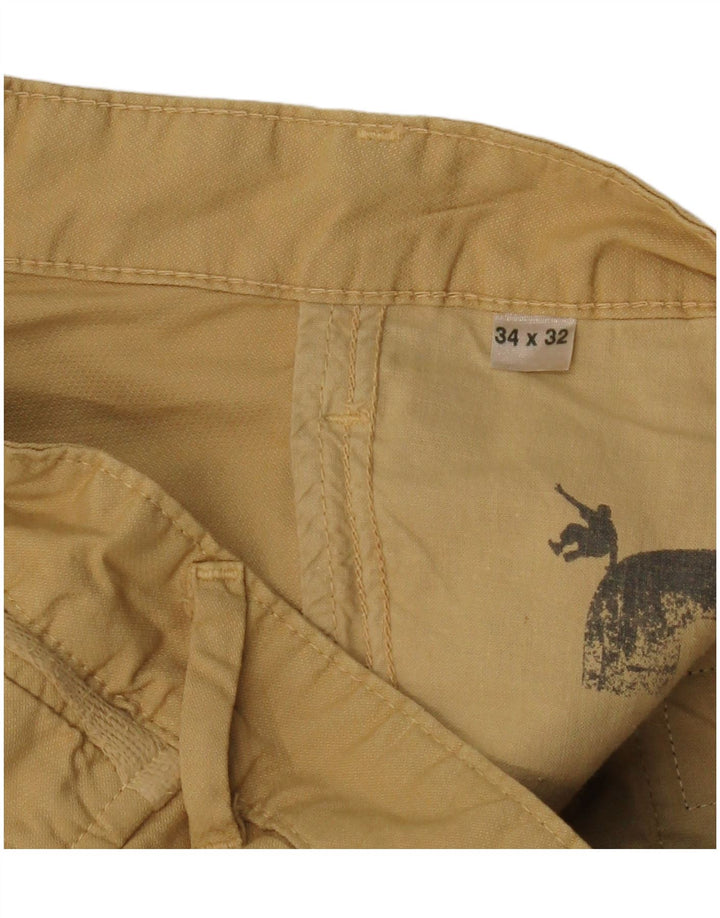 Dockers Herren gerade Chinohose W34 L32 Beige