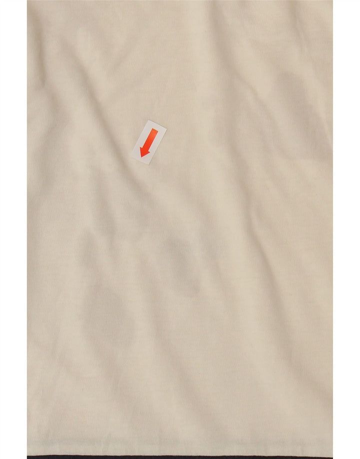 VANS Herren-T-Shirt mit klassischer Passform, Mittelweiß, Farbblock