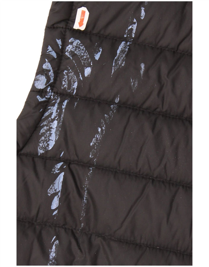 HUGO BOSS Herren Wattierte Weste EU 56 3XL Schwarz Polyamid