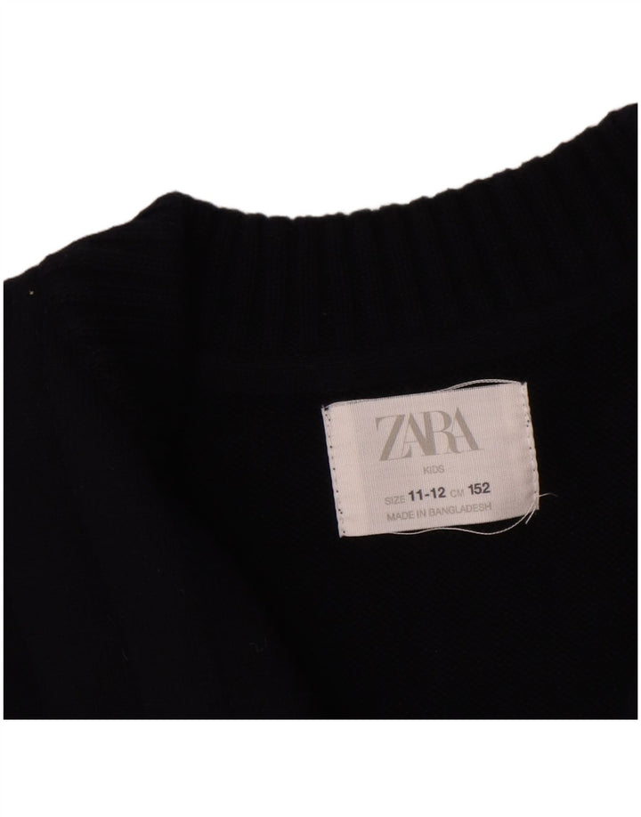 Strickjacke für Jungen von Zara, 11–12 Jahre, Marineblau