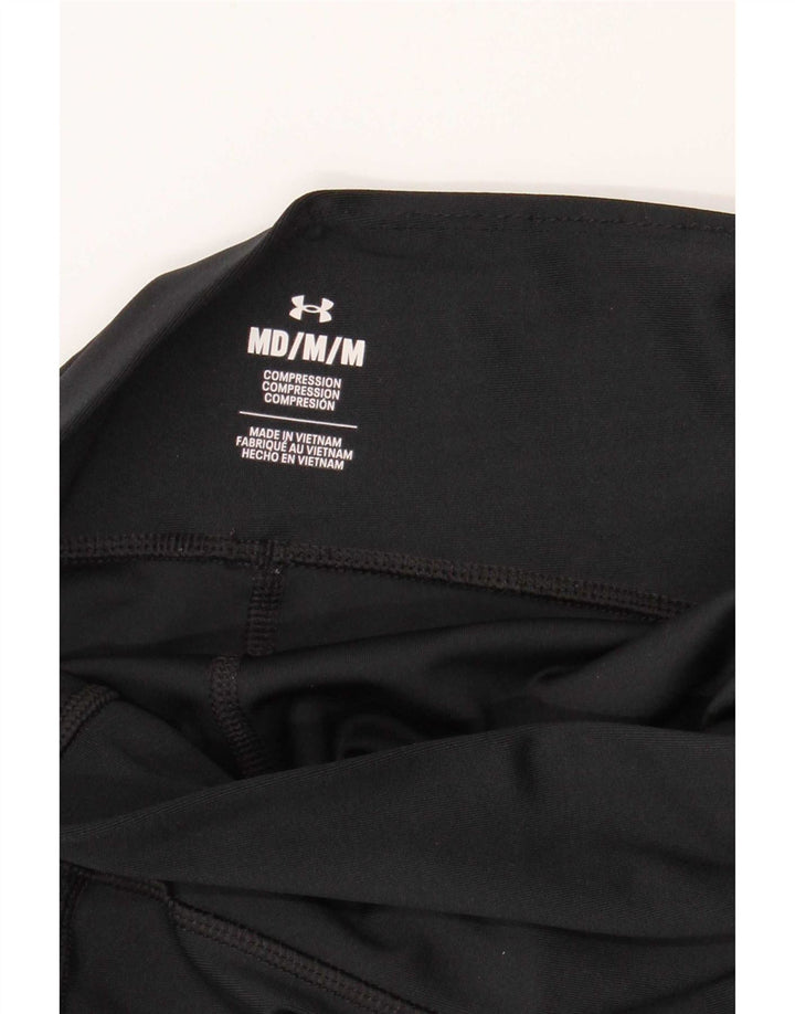 Under Armour Damen Kompressions-Grafik-Leggings UK 12 Medium Schwarz