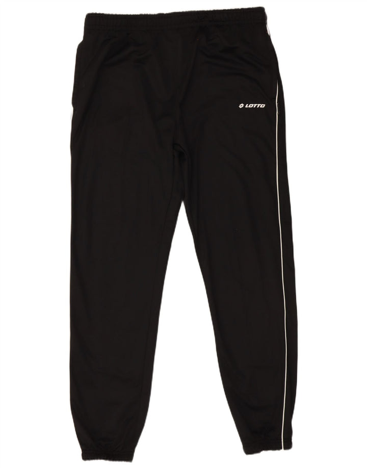 Lotto Herren-Trainingshose, Jogginghose, 2XL, Schwarz, Polyester