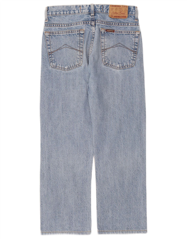 Carrera Damen 710 verkürzte Jeans W28 L24 Blau