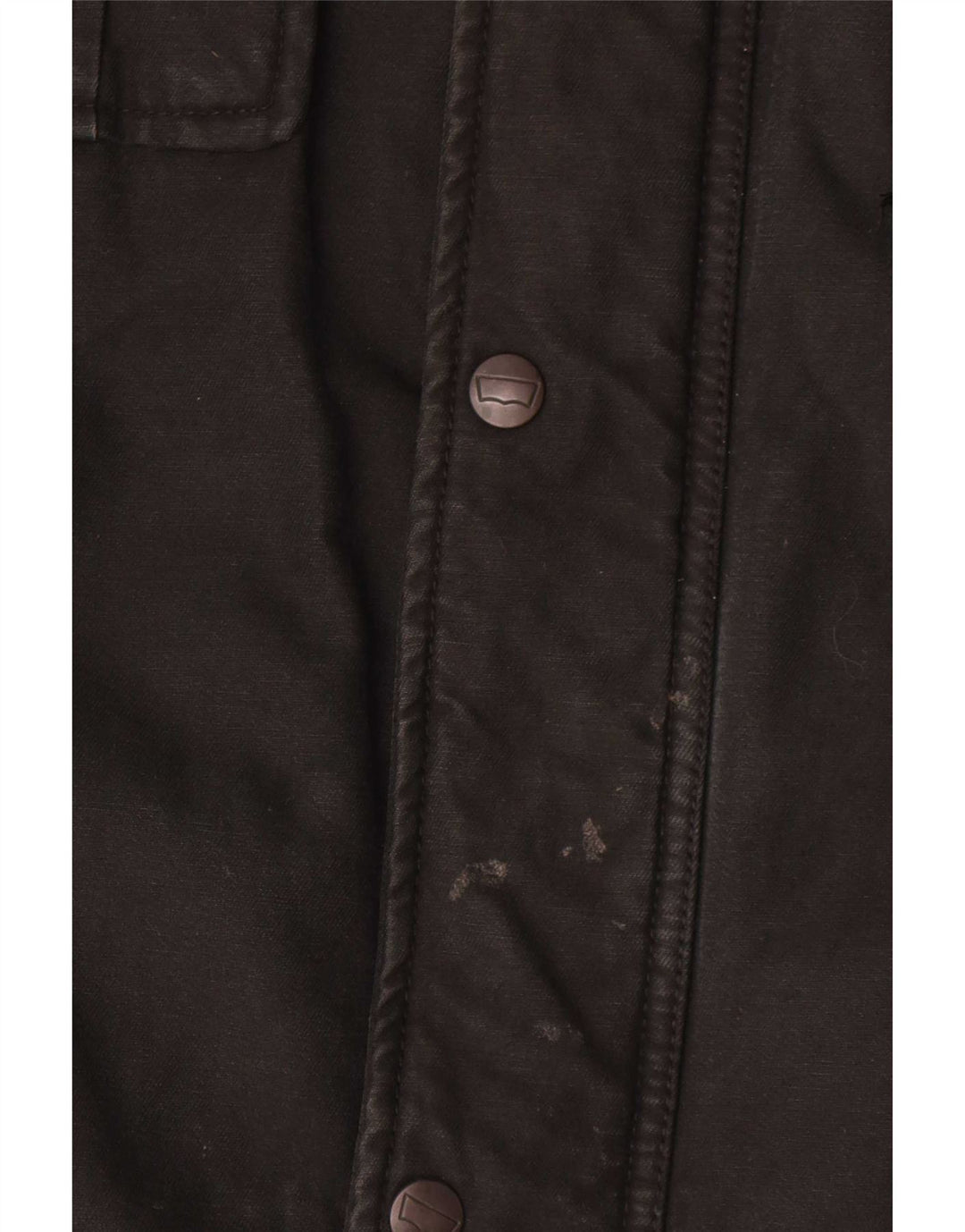 Levi's Herren Utility Jacke UK 42 XL Schwarz Baumwolle