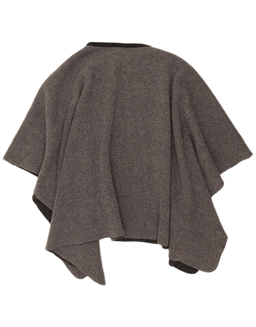 VINTAGE Poncho-Pullover für Damen, Einheitsgröße, Grau