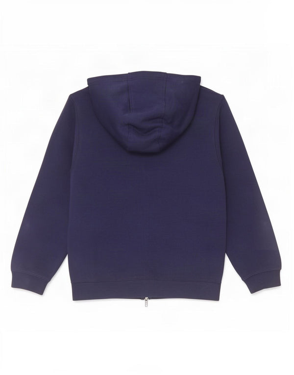 Nike Jungen-Kapuzenpullover mit Reißverschluss, 12–13 Jahre, groß, marineblaue Baumwolle
