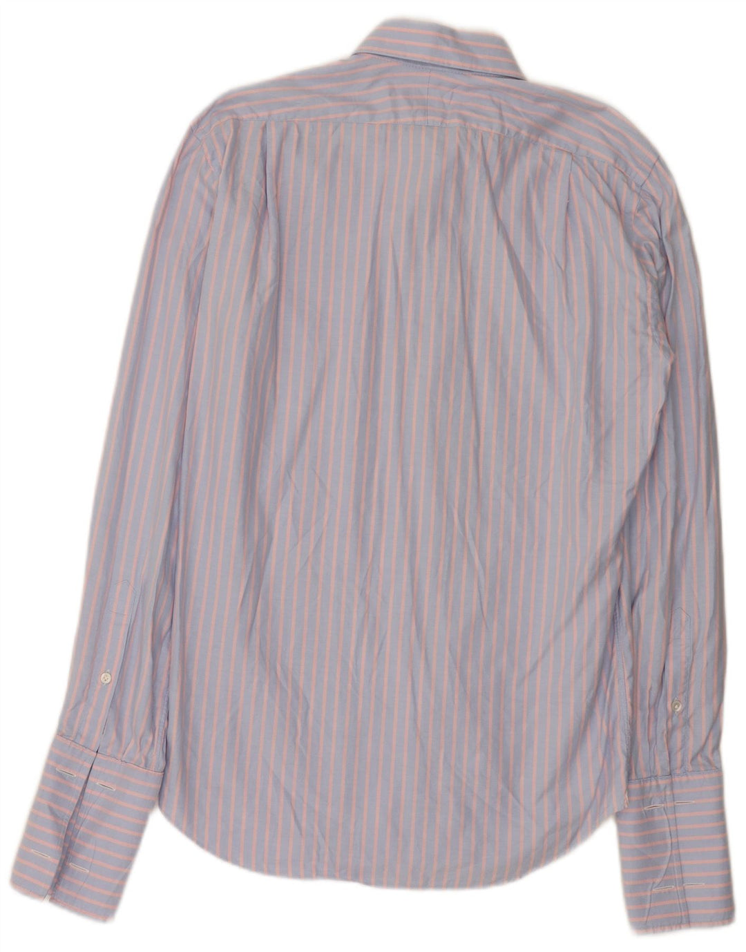 Hackett Herren-Formalhemd, mittelblau gestreift