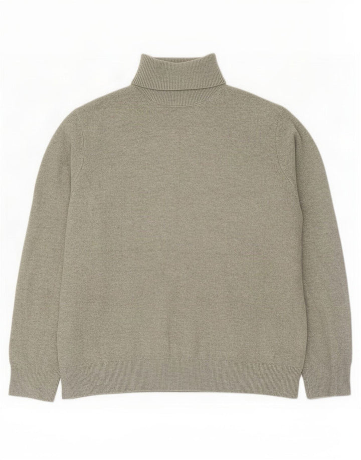 Marks & Spencer Rollkragenpullover für Damen, Gr. 14, Mittelgrün