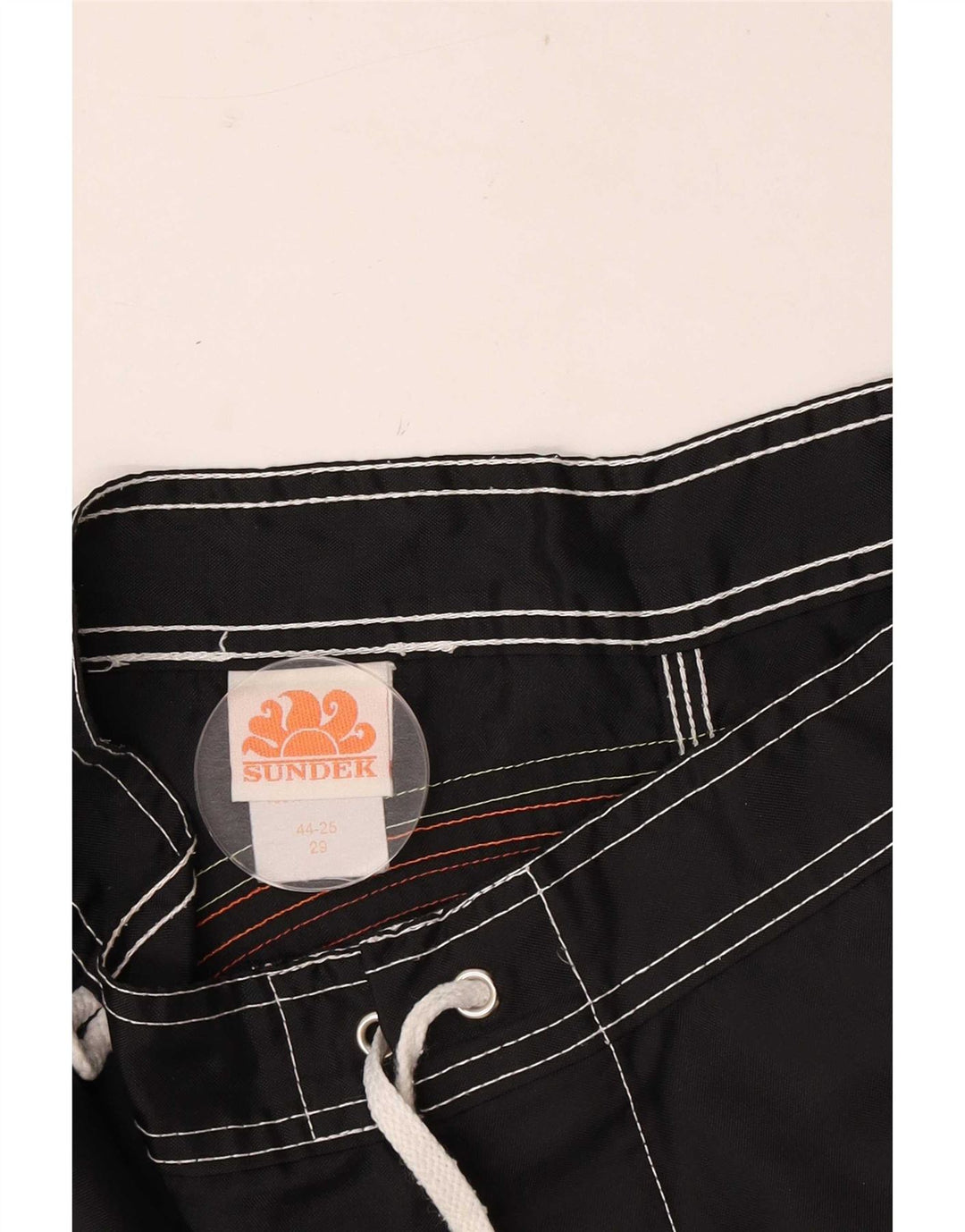 Sundek Herren-Badeshorts, klein, aus schwarzem Nylon