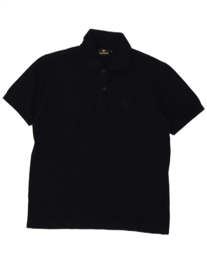 Navigare Herren-Poloshirt, mittelgroß, marineblau, Baumwolle