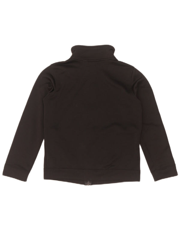 Nike Mädchen-Trainingsanzug-Top-Jacke, 10–11 Jahre, mittelgroßes schwarzes Polyester