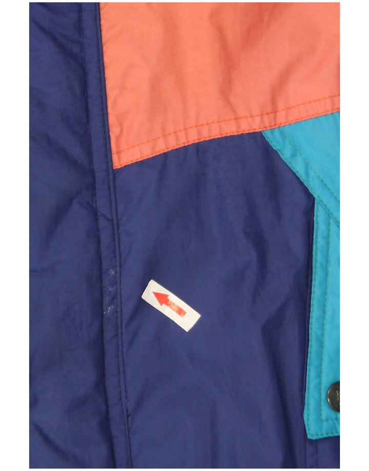 Brugi Herren-Skijacke mit Kapuze, UK 36, klein, mehrfarbig, Farbblock