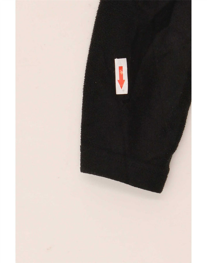 Marks & Spencer Damen Fleecejacke UK 12 Medium Schwarz Polyester