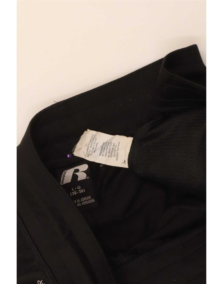 Russell Athletic Herren Dri-Power Sportshorts, groß, aus schwarzem Polyester