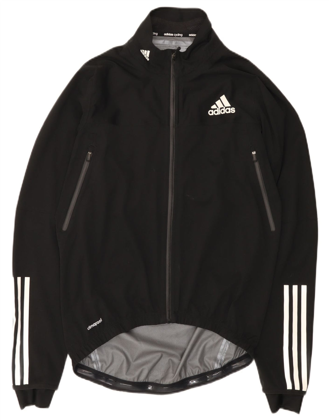 Adidas Damen Climacool Regenjacke UK 14 Medium Schwarz Polyester